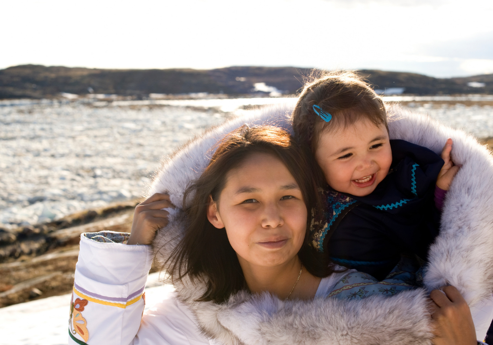The Coastline of Ulukhaktok in Nunavut located on the west side